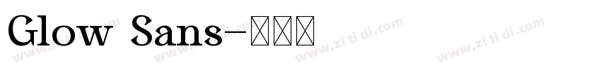 Glow Sans字体转换